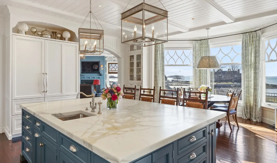 Spacious Kitchen Island