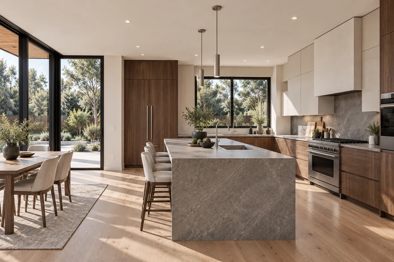 Metropolitan kitchen design concept